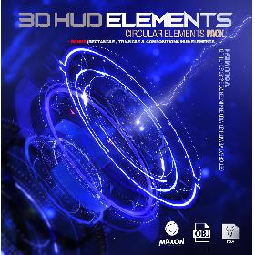 Sci-Fi Hud Elements + Bonus model